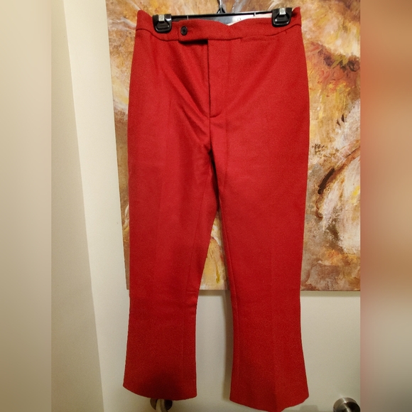 Sz 28 NWT $595 R13 red trousers